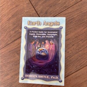 Earth Angels by Doreen Virtue - Light Blue & Purple Paperback